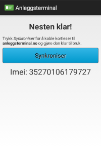 Skjermkopi initiell synkronisering