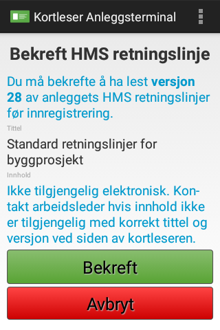 Skjermkopi registrering kortleser hms bekreftelse 1